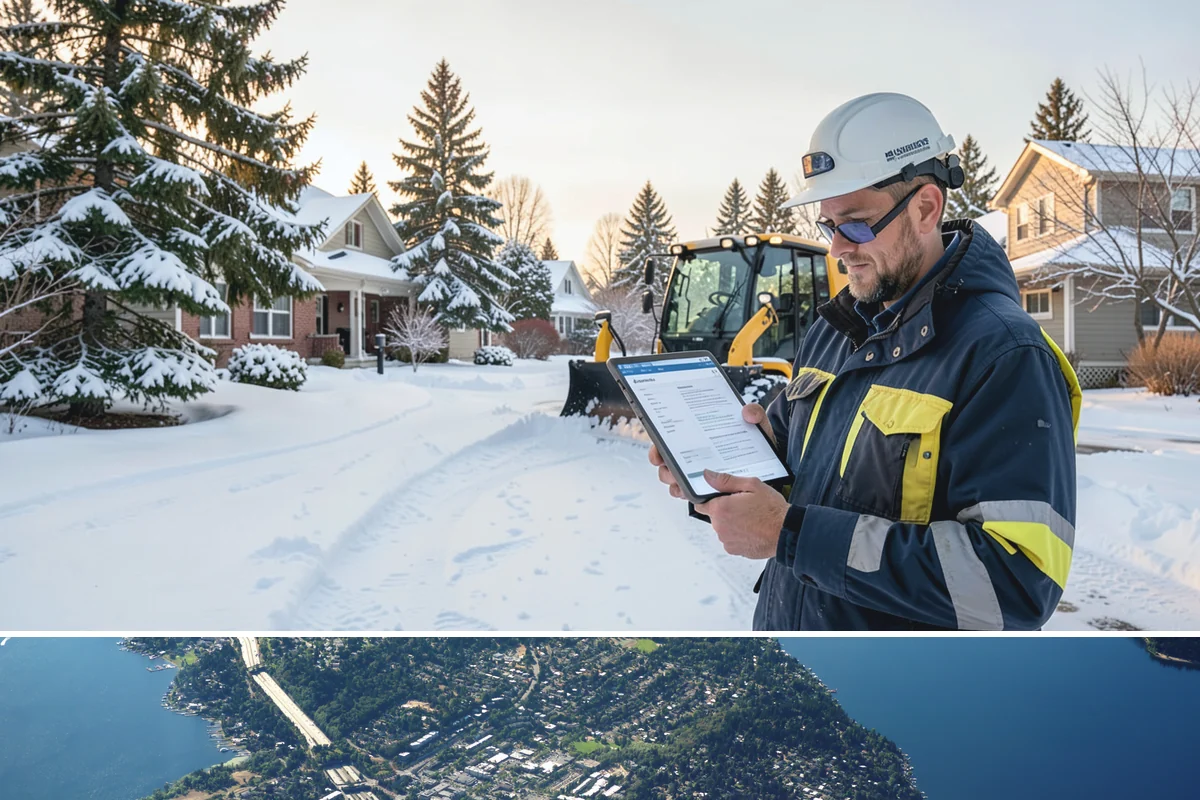 Snow Pile Management in Mercer Island, King County, WA - Snow pile management runs across the full winter as piles accumulate, shift, and eventually exceed a property's storage capacity.