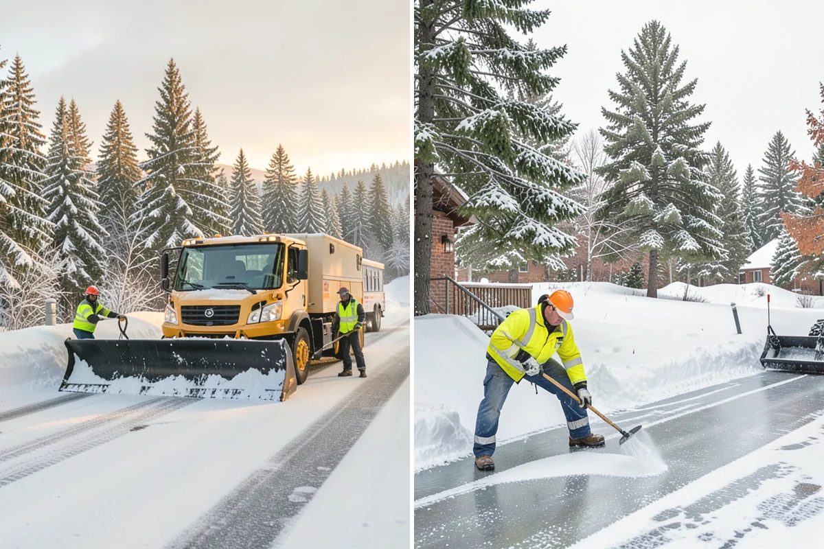 Snow Pile Management in Mill Creek, Snohomish County, WA - Monitor pile height and meltwater flow