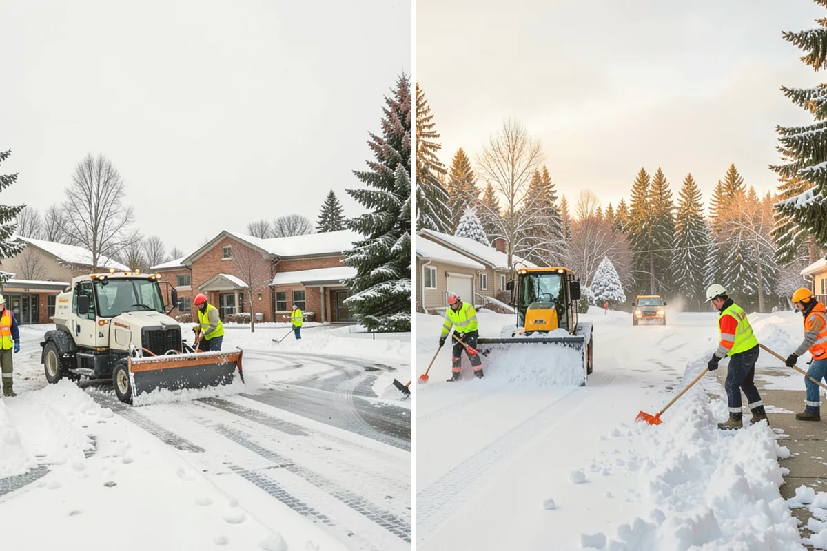 Snow Pile Management in Milton, King County, WA - Monitor pile height and meltwater flow