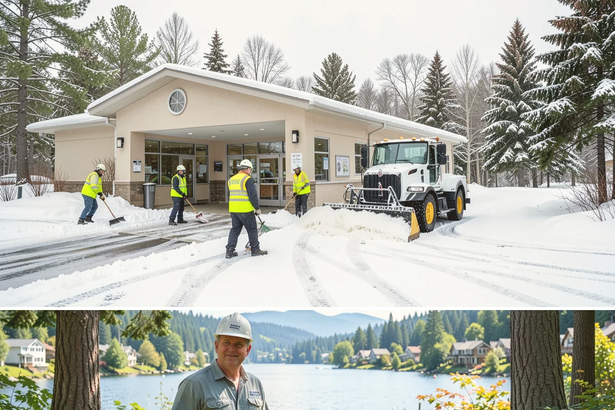 Snow Pile Management in Milton, King County, WA - Snow pile management runs across the full winter as piles accumulate, shift, and eventually exceed a property's storage capacity.