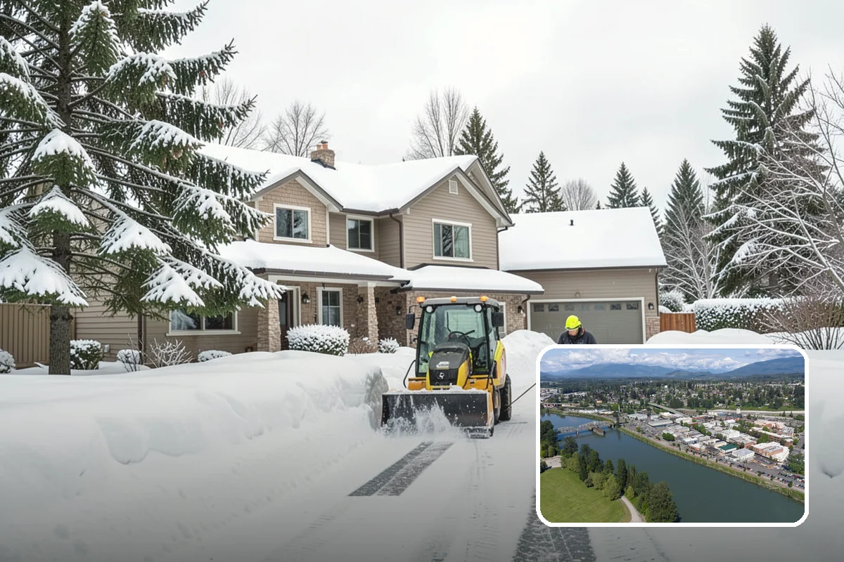 Snow Pile Management in Mount Vernon, Skagit County, WA - Keeps piles from blocking sightlines and access