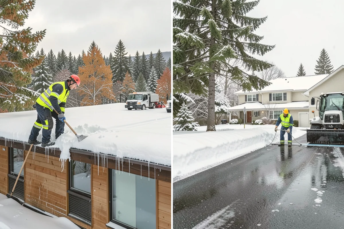 Snow Pile Management in Mount Vernon, Skagit County, WA - Monitor pile height and meltwater flow