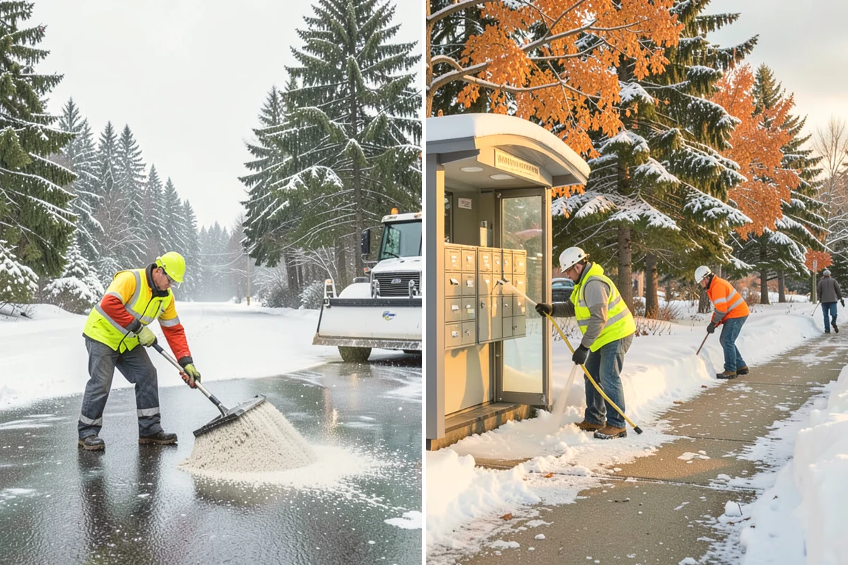 Snow Pile Management in Newcastle, King County, WA - Monitor pile height and meltwater flow