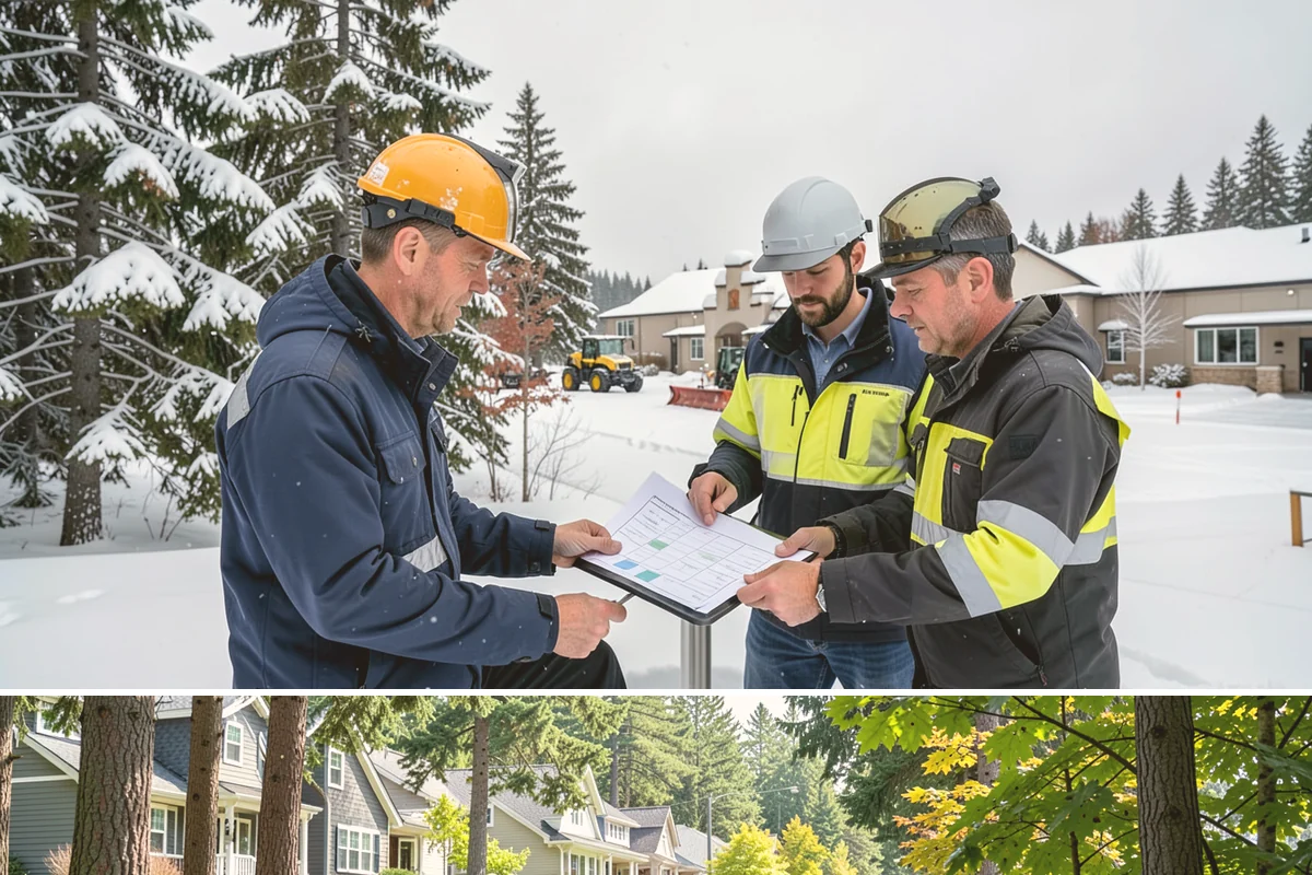 Snow Pile Management in Normandy Park, King County, WA - Snow pile management runs across the full winter as piles accumulate, shift, and eventually exceed a property's storage capacity.