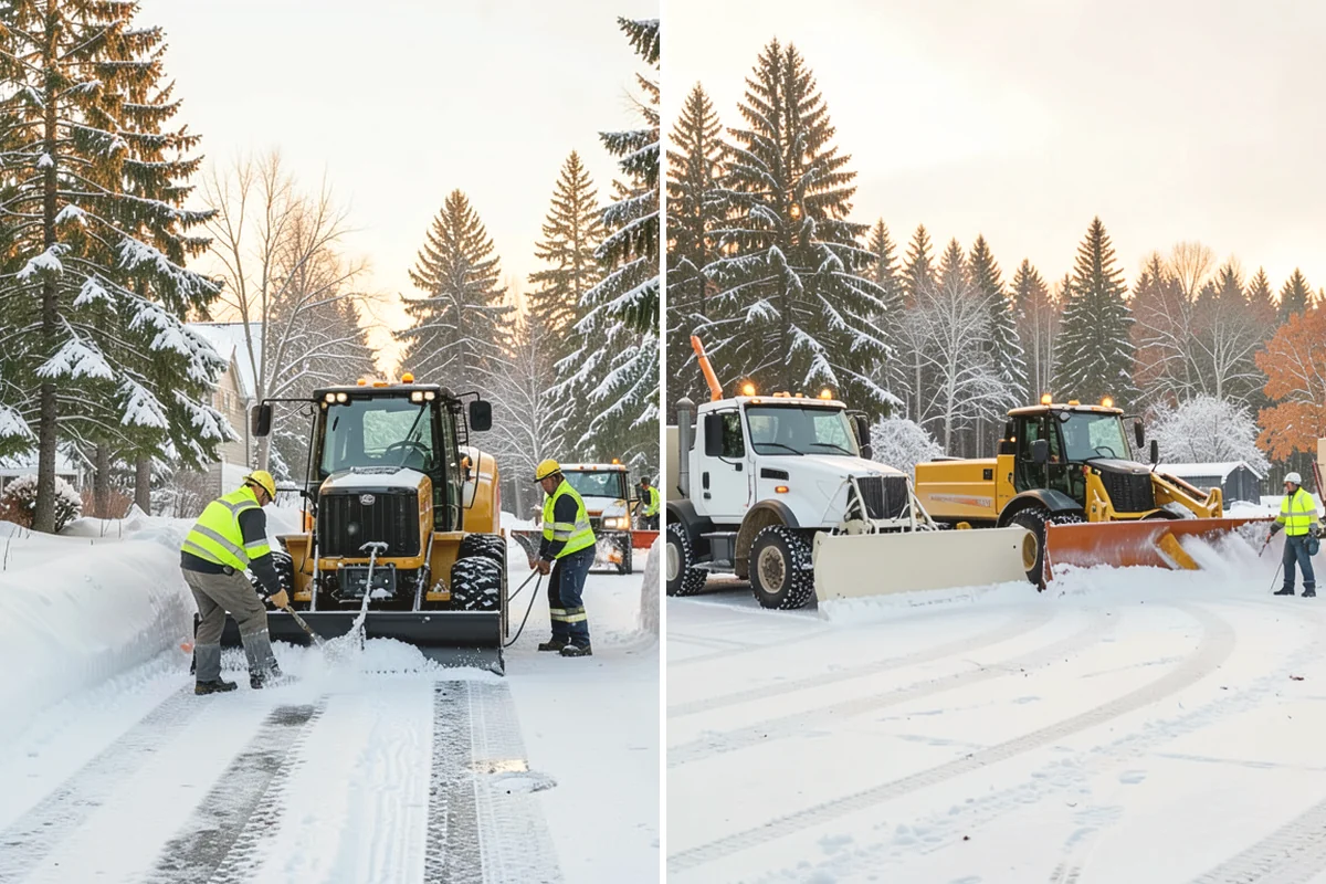 Snow Pile Management in North Bend, King County, WA - Monitor pile height and meltwater flow