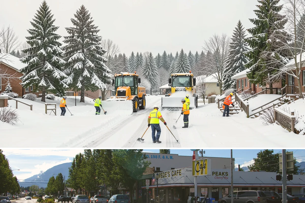 Snow Pile Management in North Bend, King County, WA - Snow pile management runs across the full winter as piles accumulate, shift, and eventually exceed a property's storage capacity.