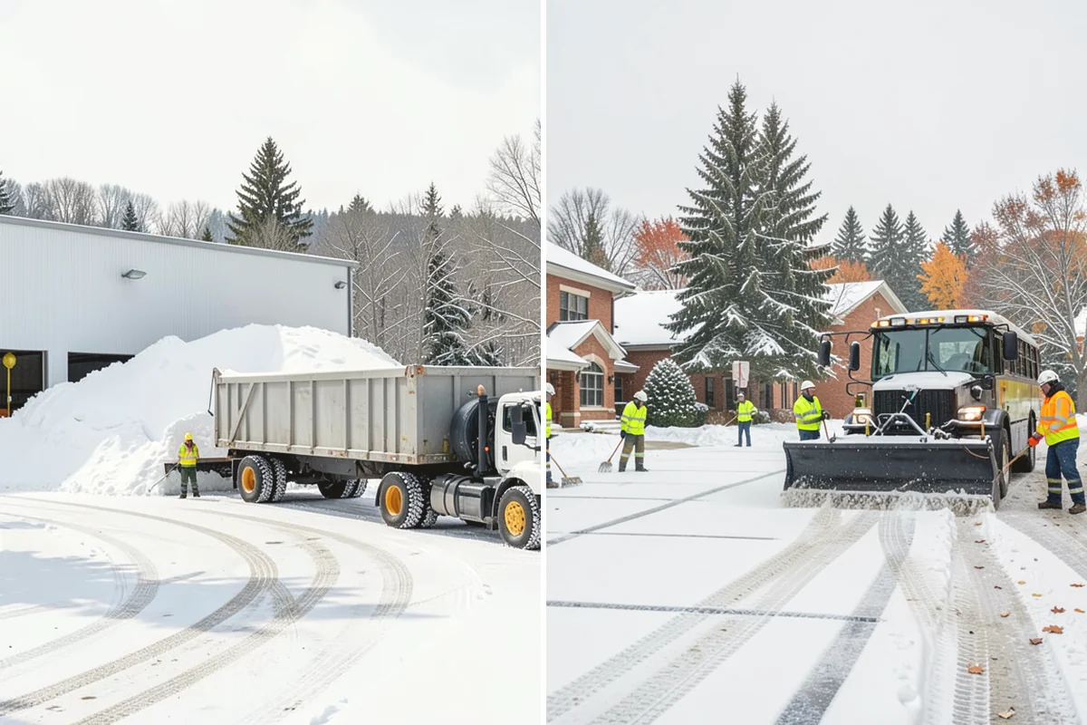 Snow Pile Management in Oak Harbor, Island County, WA - Monitor pile height and meltwater flow