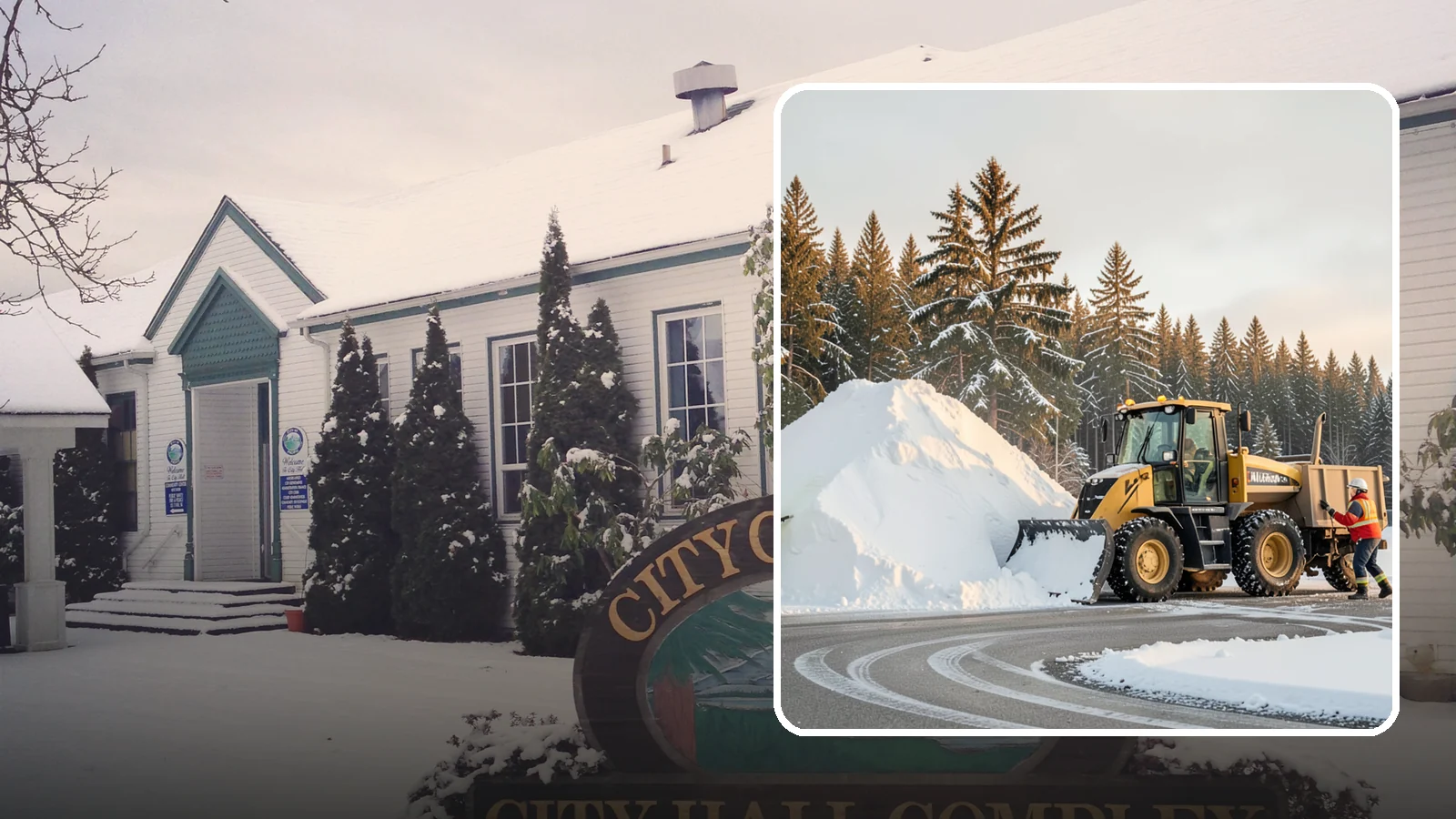 Snow Pile Management in Pacific, King County, WA - We manage existing snow piles over the season so they never become a hazard or an obstruction.