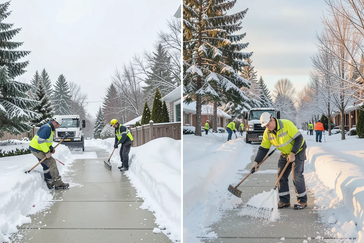 Snow Pile Management in Renton, King County, WA - Monitor pile height and meltwater flow