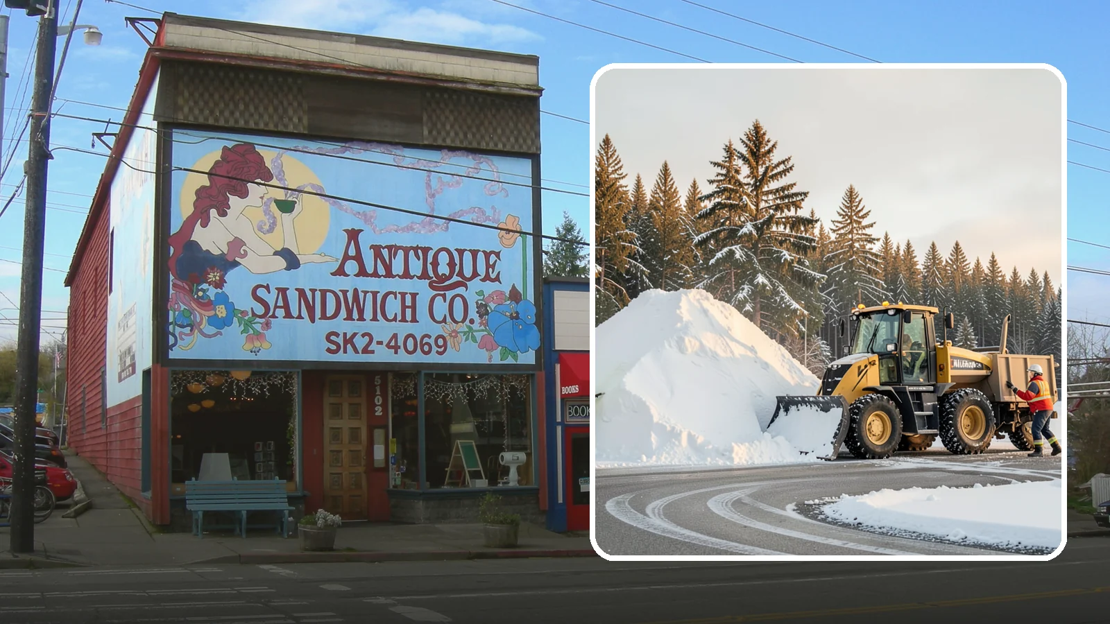 Snow Pile Management in Ruston, Pierce County, WA - We manage existing snow piles over the season so they never become a hazard or an obstruction.