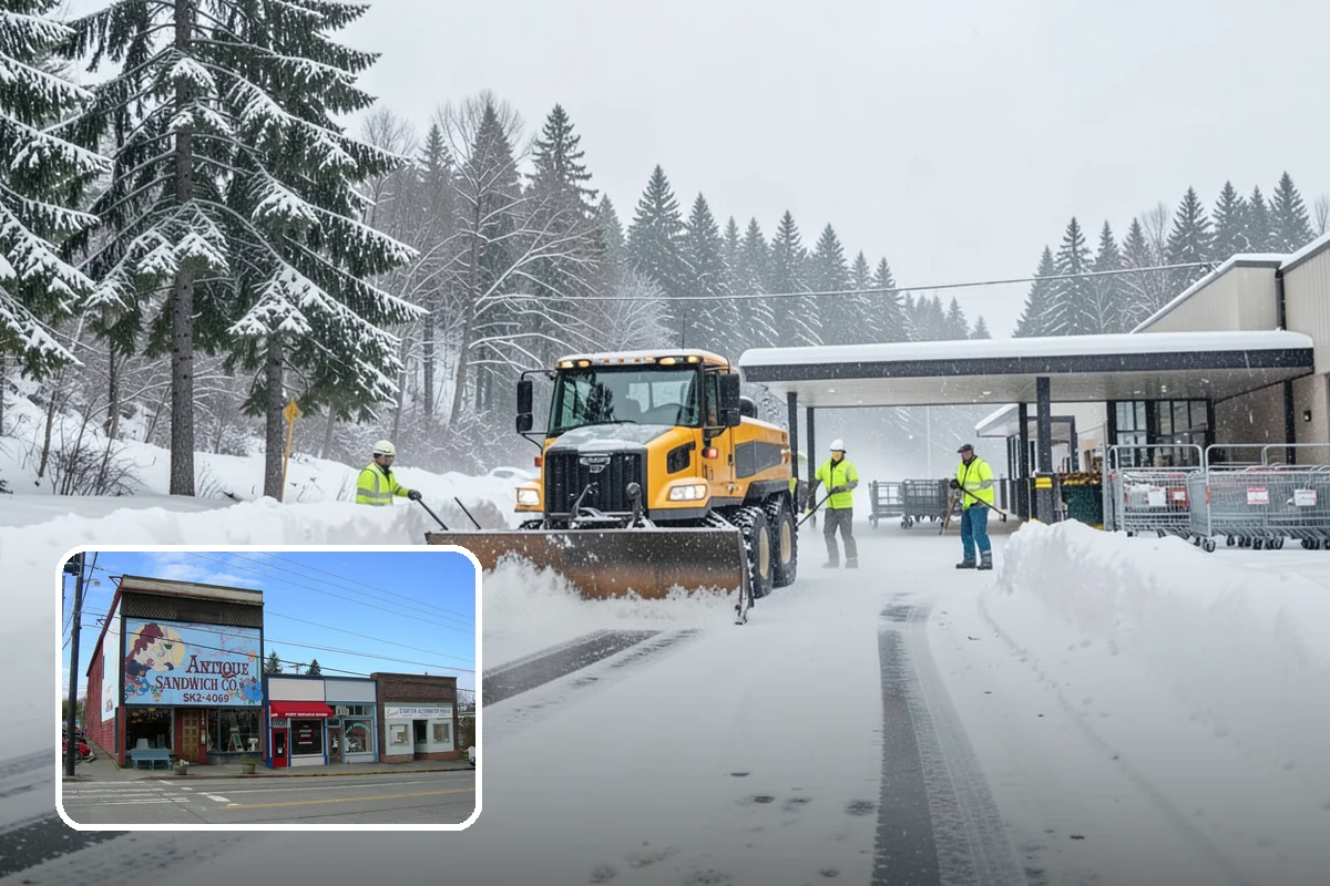 Snow Pile Management in Ruston, Pierce County, WA - Keeps piles from blocking sightlines and access
