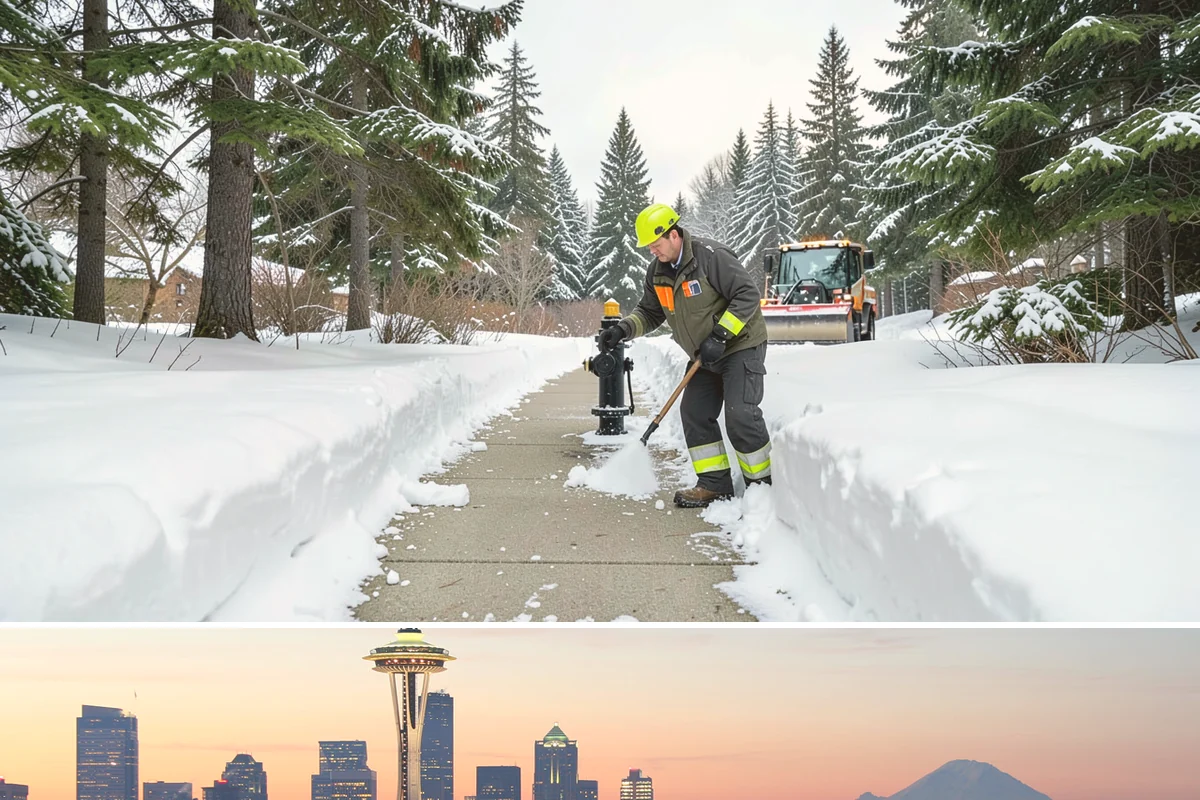 Snow Pile Management in Seattle, King County, WA - Snow pile management runs across the full winter as piles accumulate, shift, and eventually exceed a property's storage capacity.