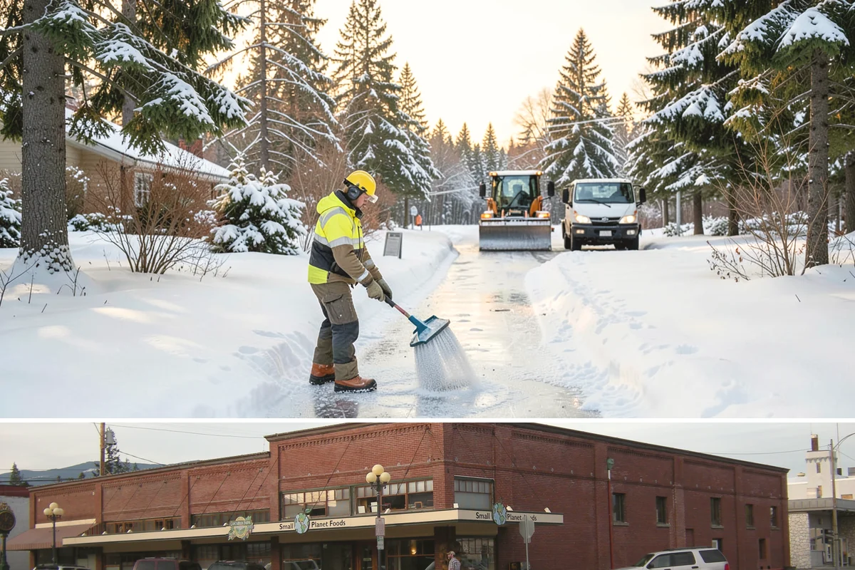 Snow Pile Management in Sedro-Woolley, Skagit County, WA - Snow pile management runs across the full winter as piles accumulate, shift, and eventually exceed a property's storage capacity.
