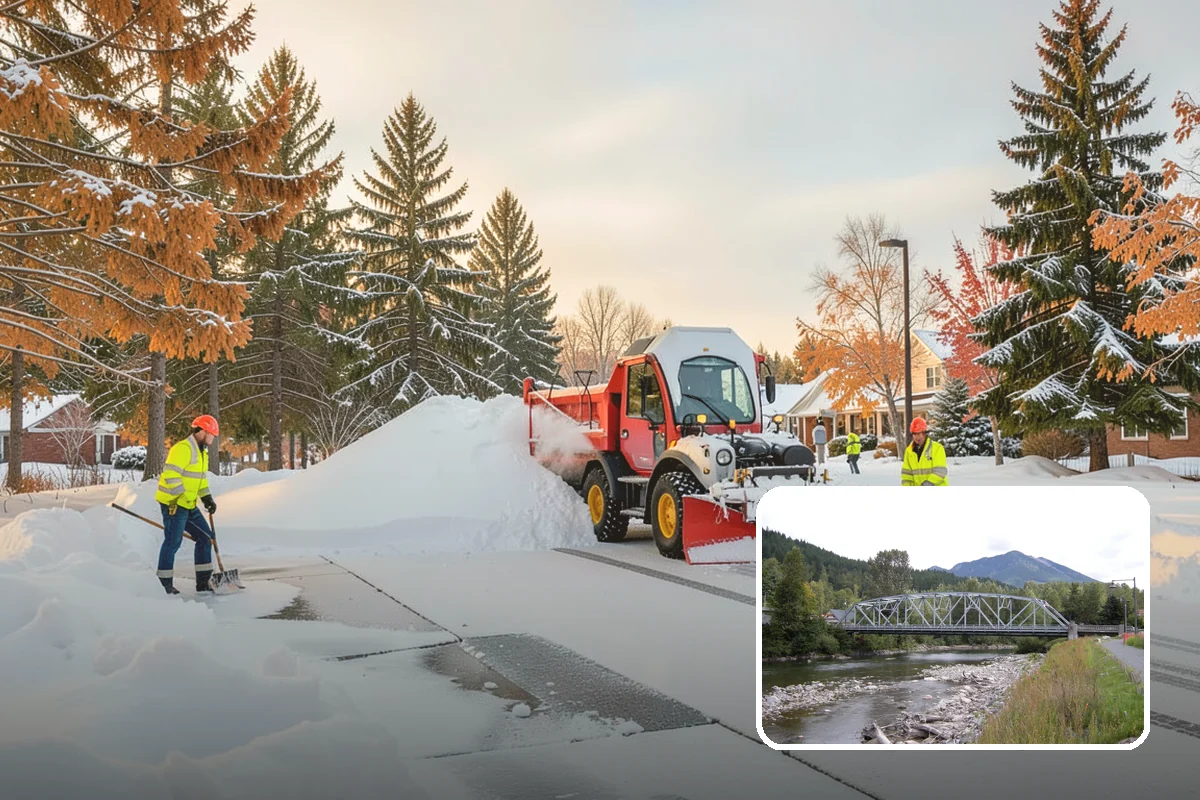 Snow Pile Management in Skykomish, King County, WA - Keeps piles from blocking sightlines and access