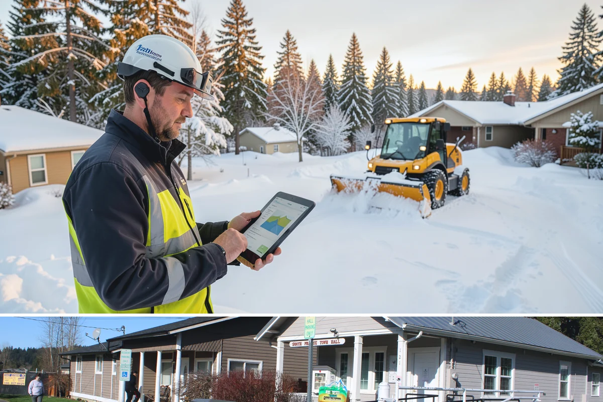 Snow Pile Management in South Prairie, Pierce County, WA - Snow pile management runs across the full winter as piles accumulate, shift, and eventually exceed a property's storage capacity.
