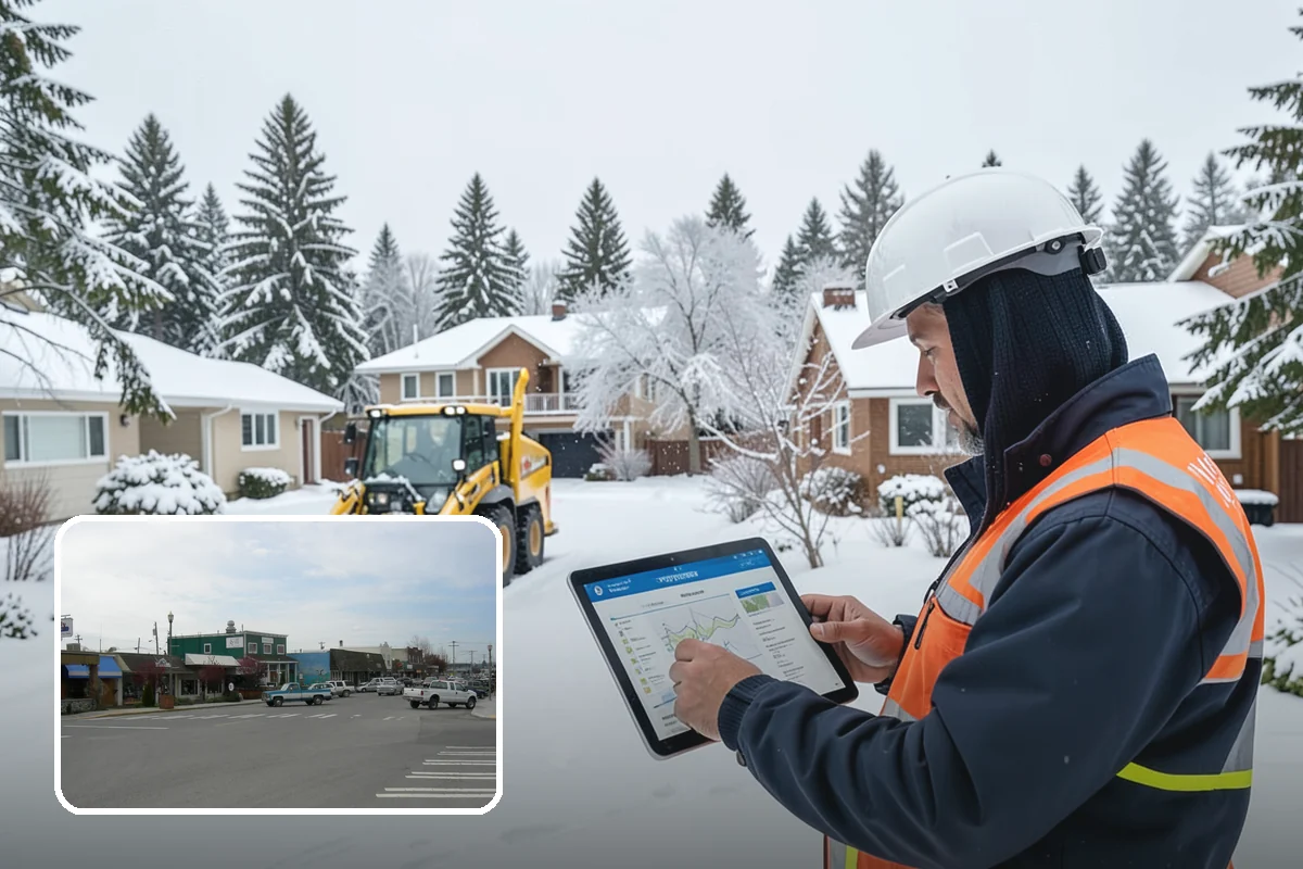 Snow Pile Management in Stanwood, Snohomish County, WA - Keeps piles from blocking sightlines and access