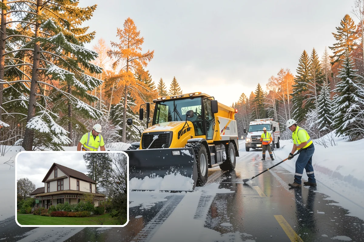 Snow Pile Management in Sumner, Pierce County, WA - Keeps piles from blocking sightlines and access