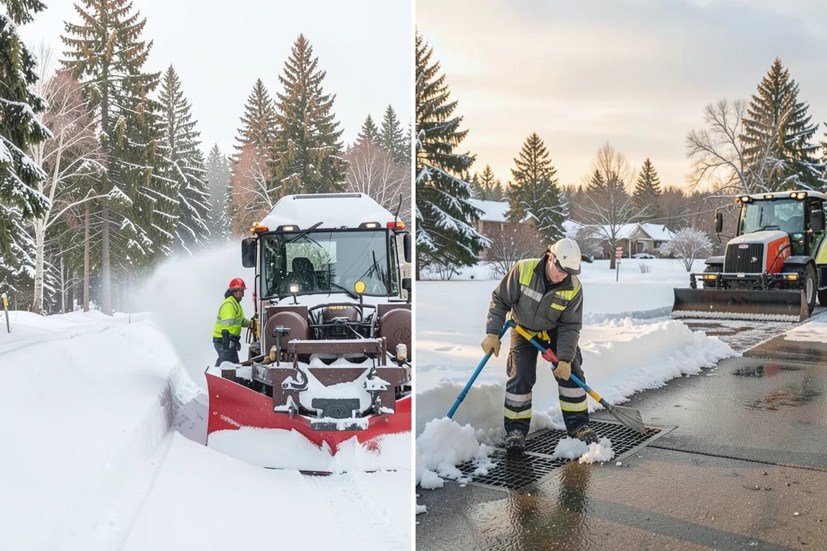 Snow Pile Management in Sumner, Pierce County, WA - Monitor pile height and meltwater flow
