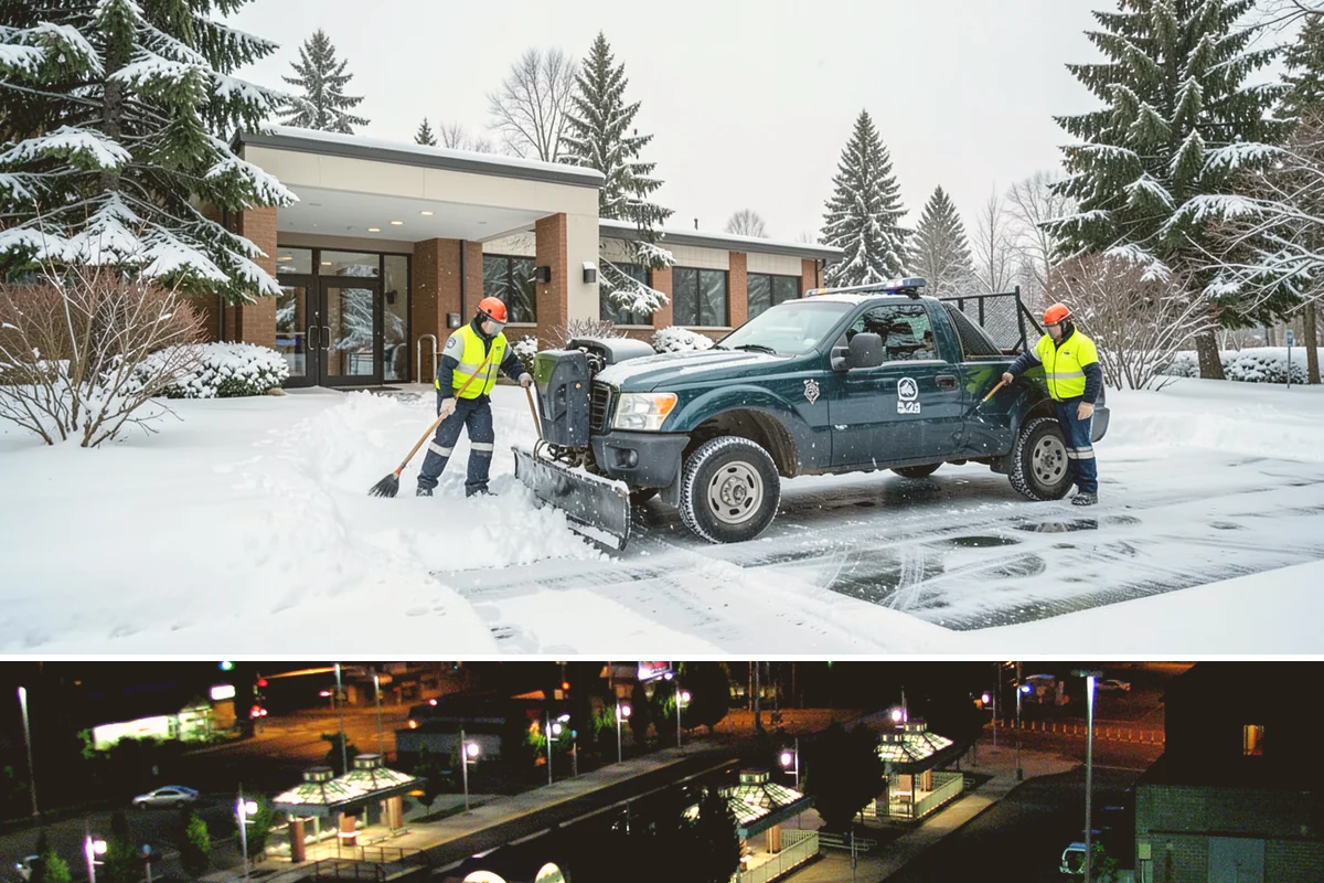 Snow Plowing in Auburn, King County, WA - Plowing runs from the first accumulating snow, typically late November, through the end of the season in February or March.