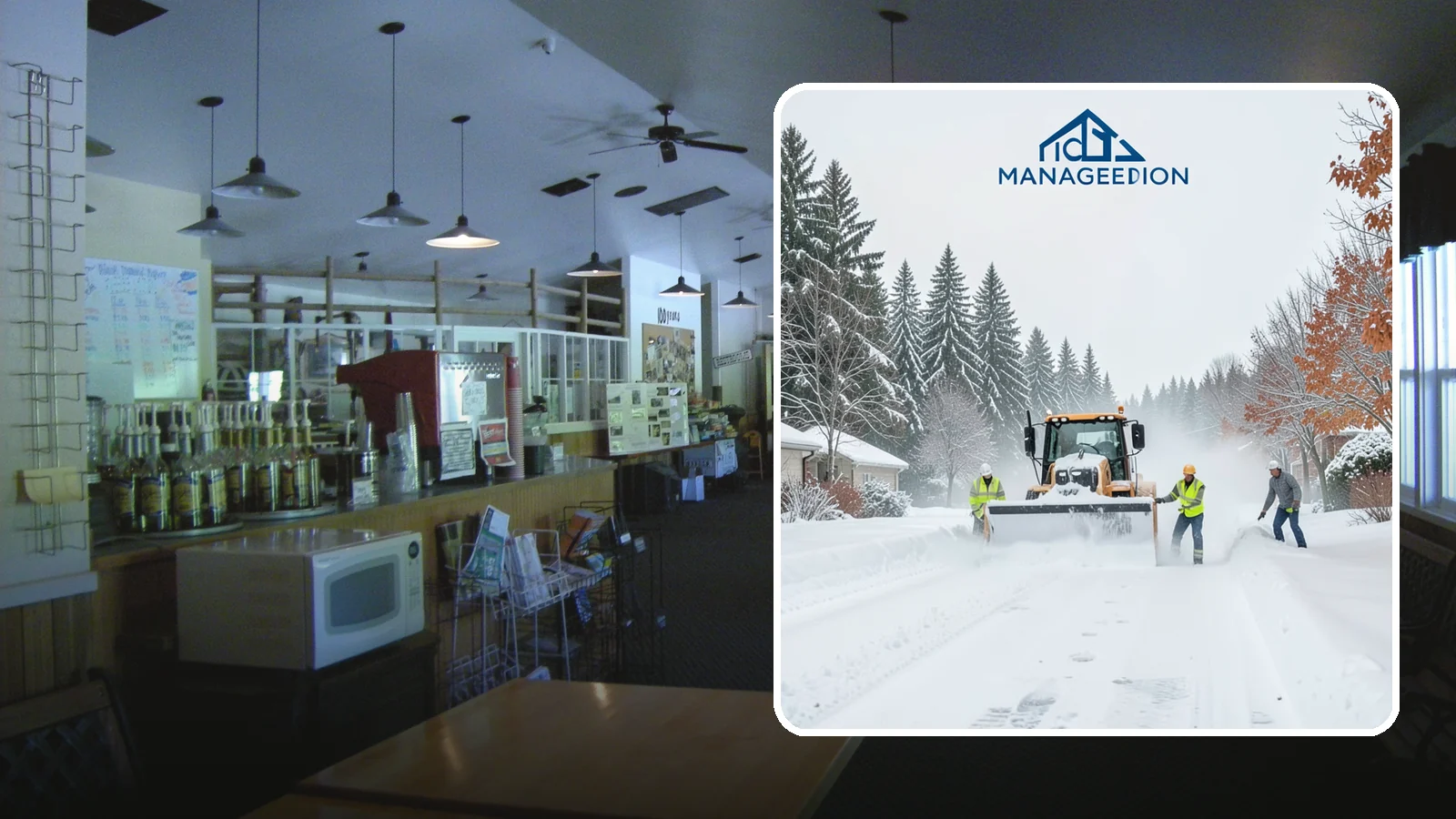 Snow Plowing in Black Diamond, King County, WA - Our truck-mounted snow plowing quickly clears driveways, lots, and access roads across Western Washington.