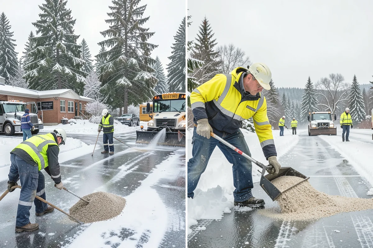 Snow Plowing in Carnation, King County, WA - Review the property and mark snow storage areas