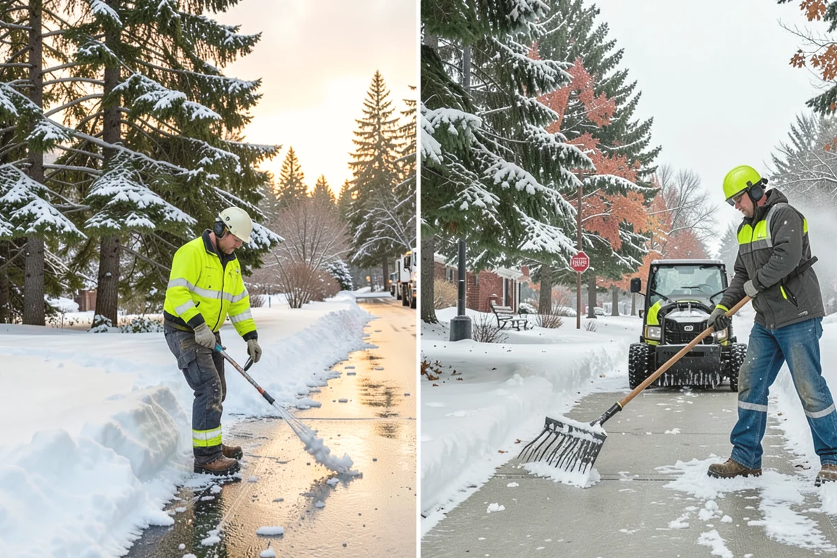 Snow Plowing in Duvall, King County, WA - Review the property and mark snow storage areas