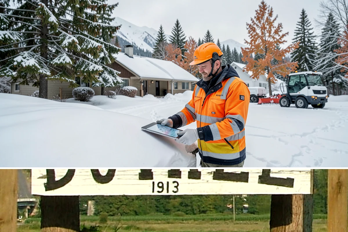 Snow Plowing in Duvall, King County, WA - Plowing runs from the first accumulating snow, typically late November, through the end of the season in February or March.
