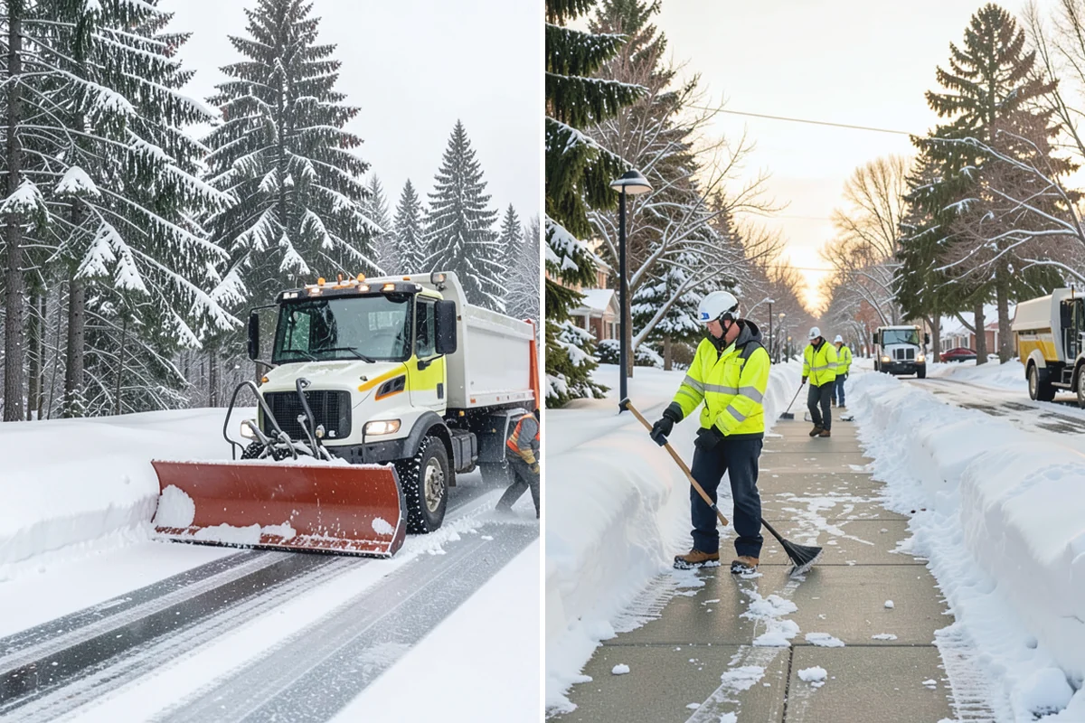Snow Plowing in Gold Bar, Snohomish County, WA - Review the property and mark snow storage areas