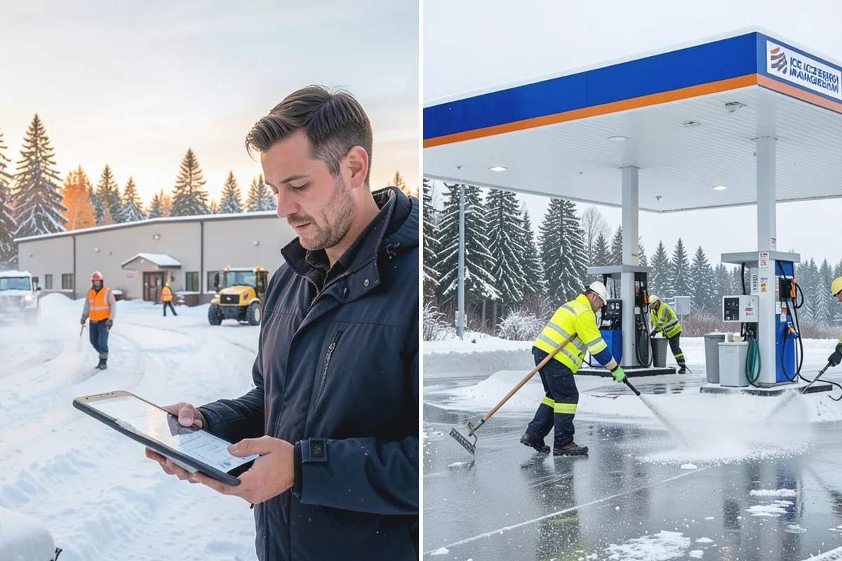 Snow Plowing in Granite Falls, Snohomish County, WA - Review the property and mark snow storage areas