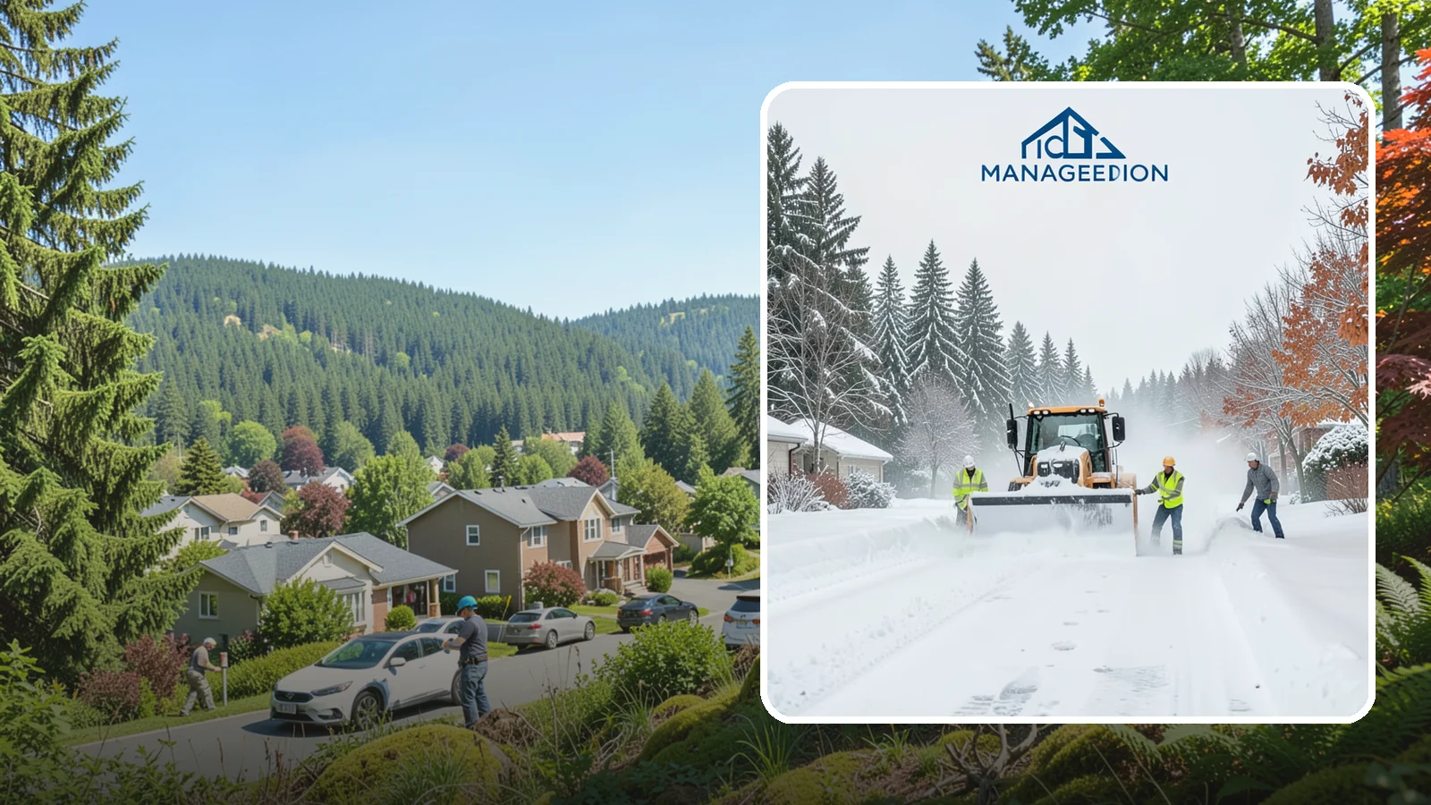 Snow Plowing in Index, Snohomish County, WA - Our truck-mounted snow plowing quickly clears driveways, lots, and access roads across Western Washington.