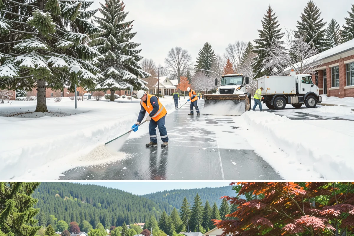 Snow Plowing in Index, Snohomish County, WA - Plowing runs from the first accumulating snow, typically late November, through the end of the season in February or March.
