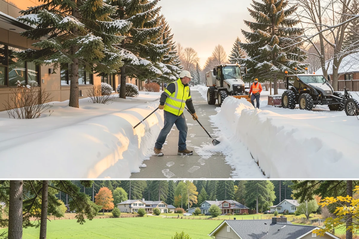 Snow Plowing in Lyman, Skagit County, WA - Plowing runs from the first accumulating snow, typically late November, through the end of the season in February or March.