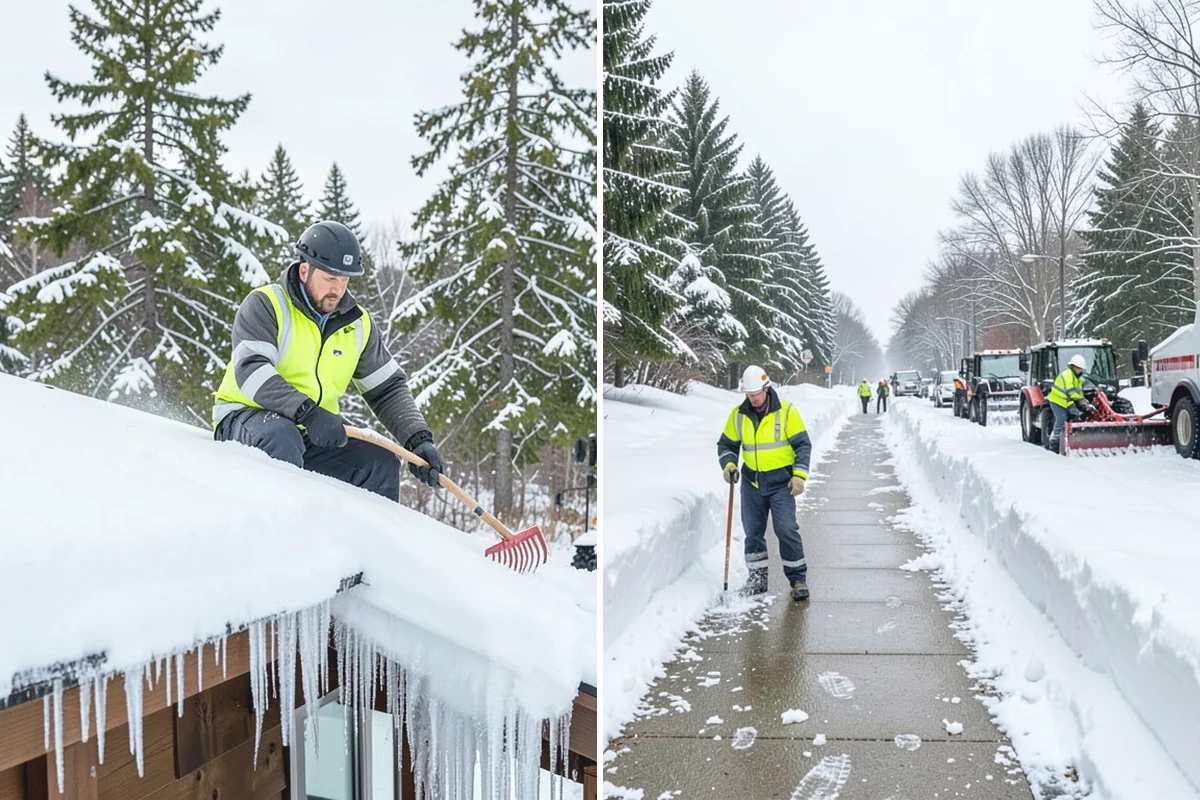 Snow Plowing in Skykomish, King County, WA - Review the property and mark snow storage areas