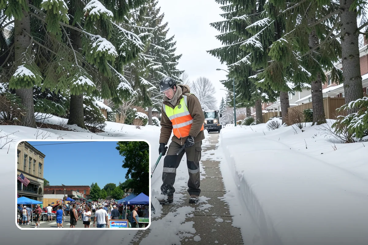 Snow Plowing in Snohomish, Snohomish County, WA - Rapid clearing of large paved areas
