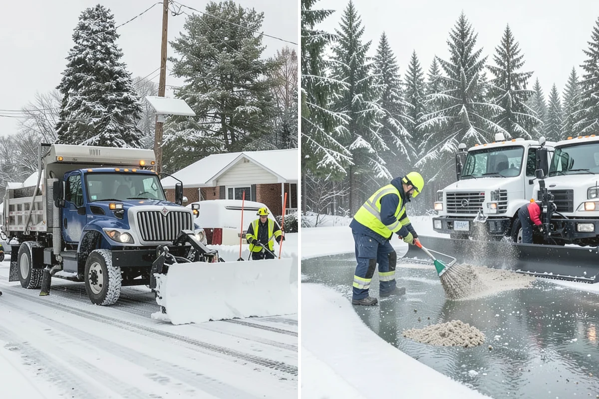 Snow Pusher Service in Anacortes, Skagit County, WA - Match pusher size to the lot and host machine