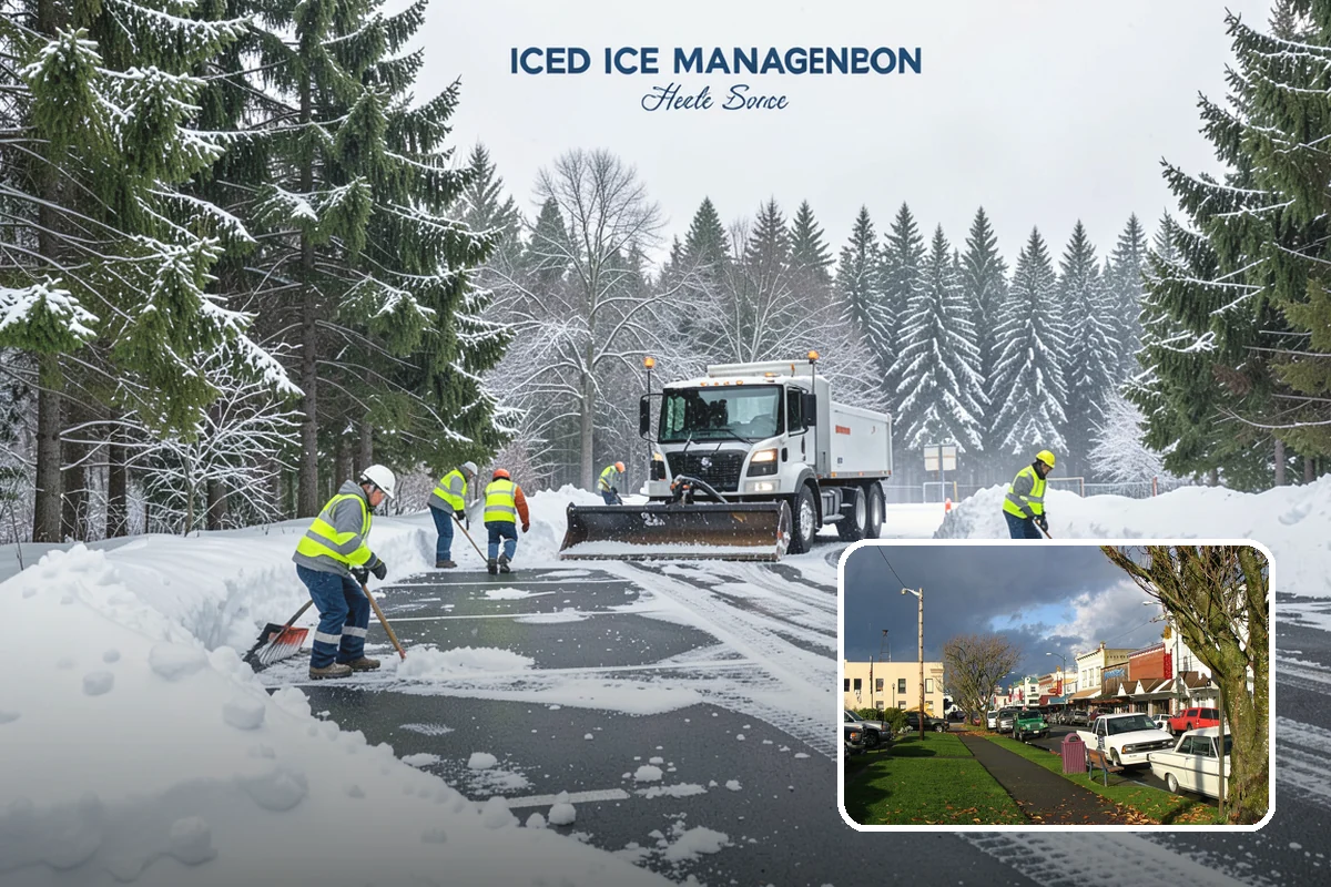 Snow Pusher Service in Arlington, Snohomish County, WA - Large-volume clearing built for wide open lots
