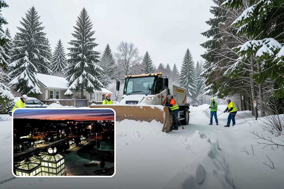 Snow Pusher Service in Auburn, King County, WA - Large-volume clearing built for wide open lots