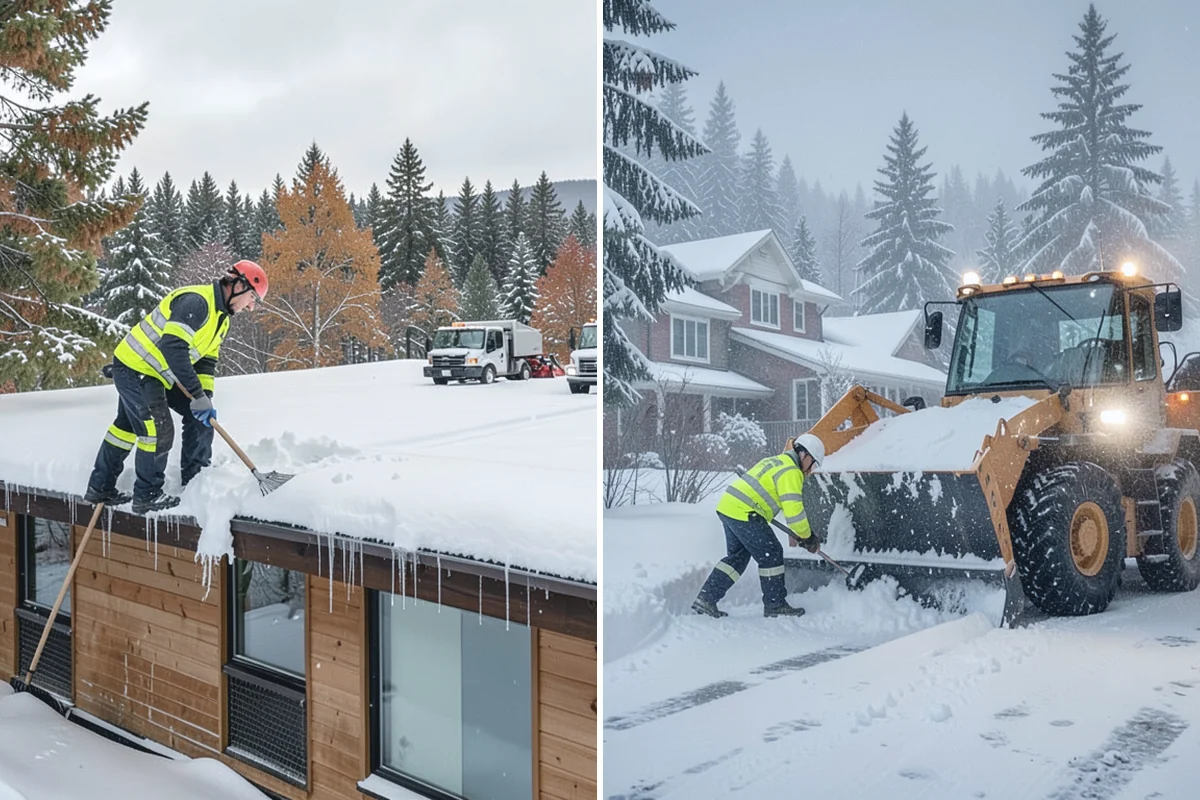 Snow Pusher Service in Auburn, King County, WA - Match pusher size to the lot and host machine