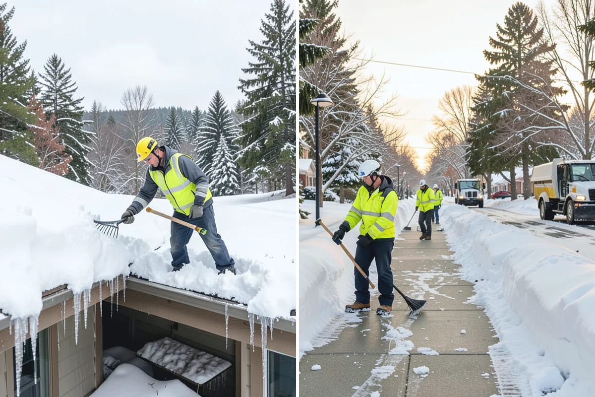 Snow Pusher Service in Beaux Arts Village, King County, WA - Match pusher size to the lot and host machine