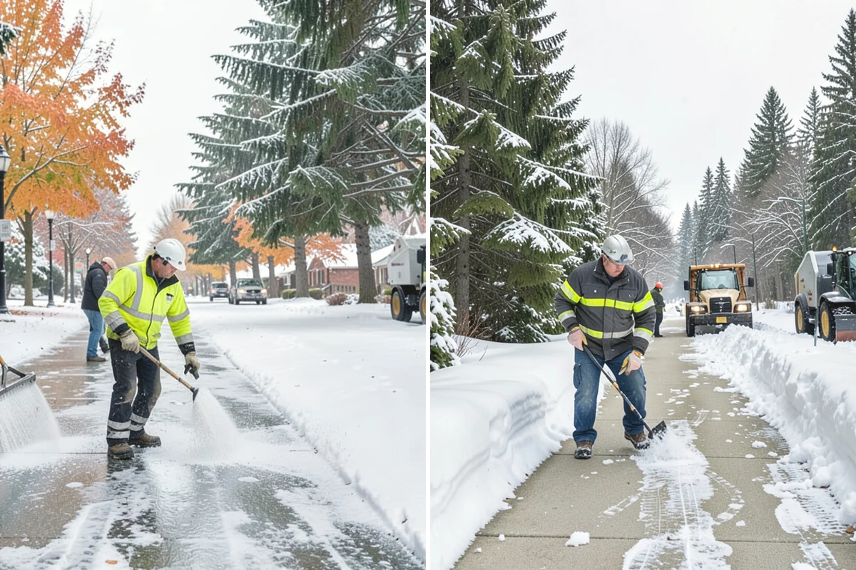 Snow Pusher Service in Black Diamond, King County, WA - Match pusher size to the lot and host machine