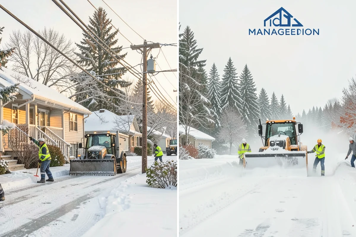 Snow Pusher Service in Bothell, King County, WA - Match pusher size to the lot and host machine