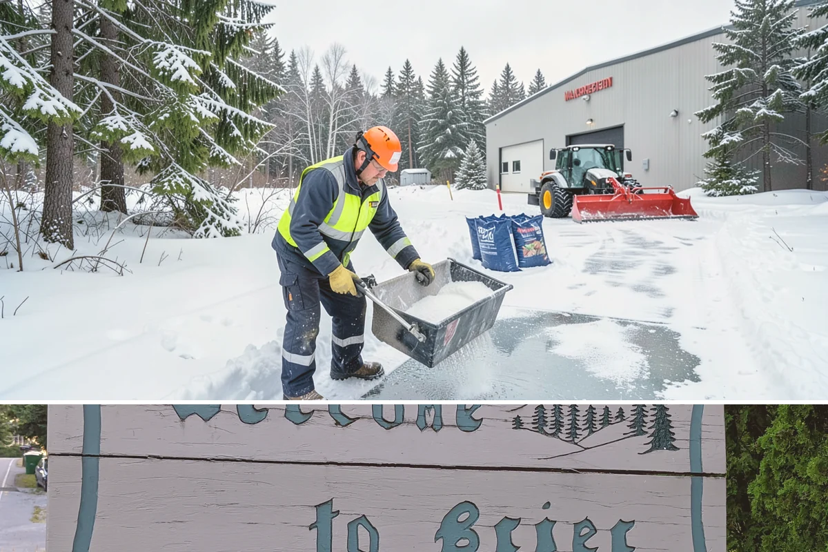 Snow Pusher Service in Brier, Snohomish County, WA - Snow pusher service is in demand throughout the lowland snow season from late November through February on large commercial lots.