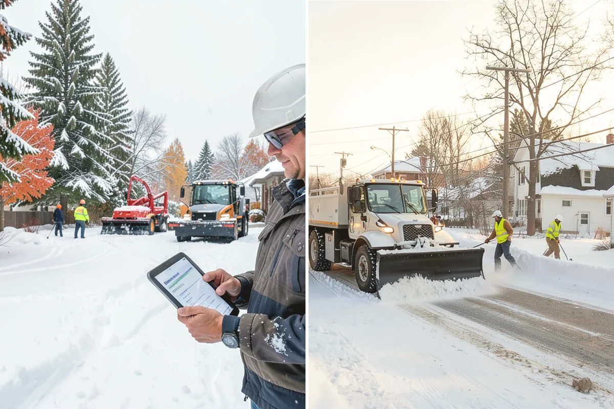 Snow Pusher Service in Burien, King County, WA - Match pusher size to the lot and host machine