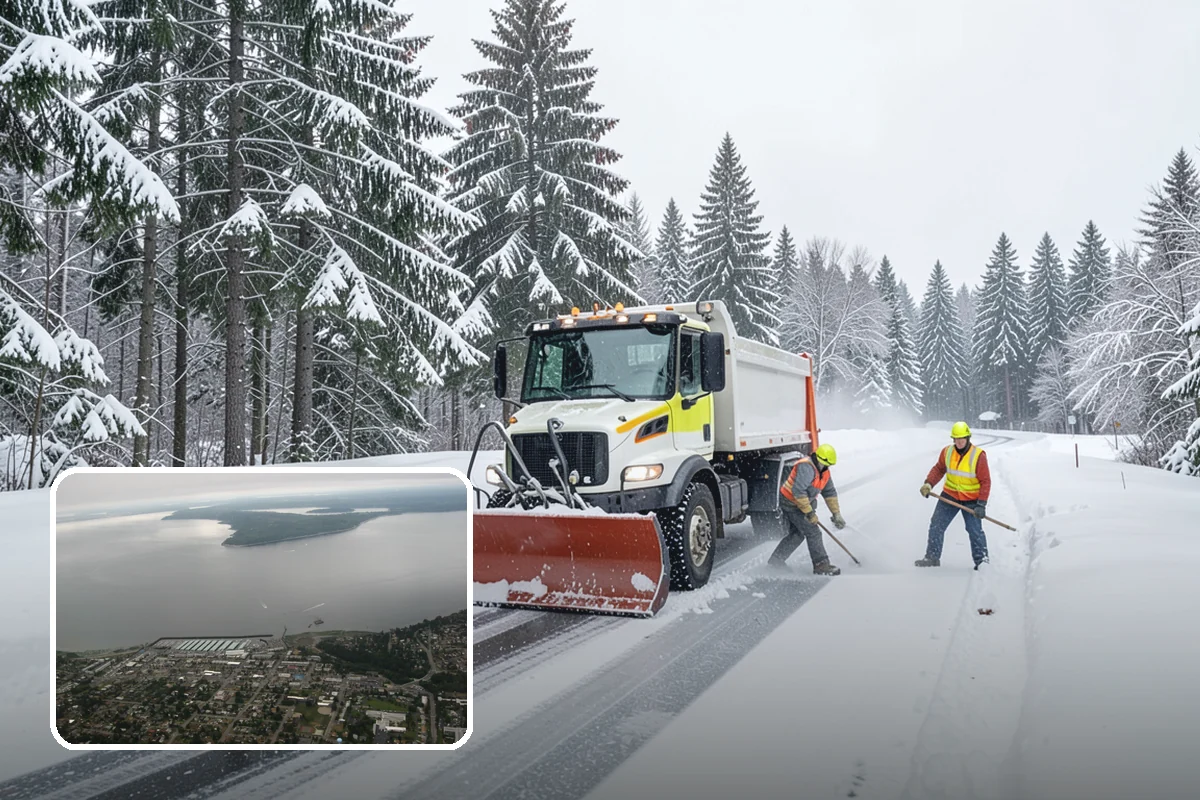 Snow Pusher Service in Des Moines, King County, WA - Large-volume clearing built for wide open lots