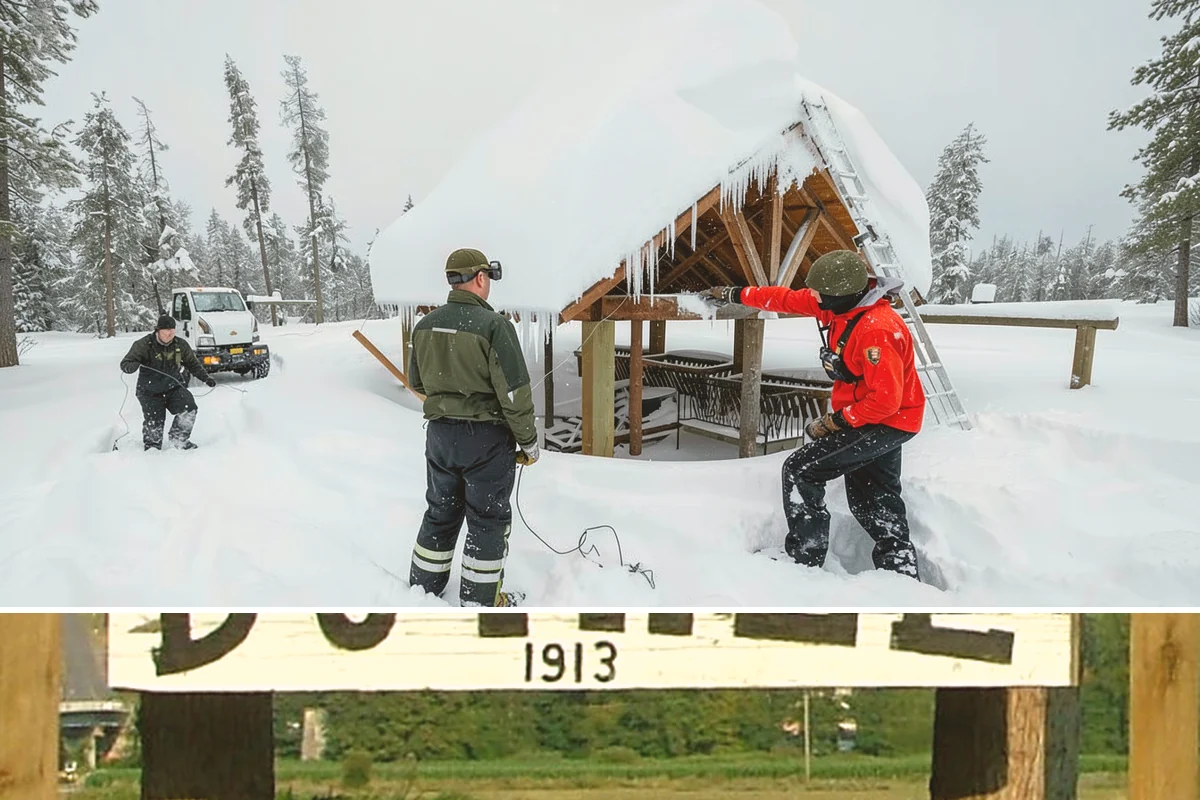 Snow Pusher Service in Duvall, King County, WA - Snow pusher service is in demand throughout the lowland snow season from late November through February on large commercial lots.