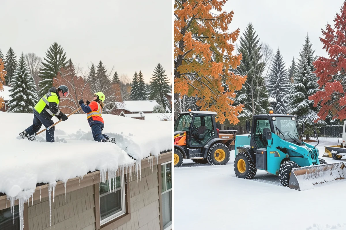 Snow Pusher Service in Eatonville, Pierce County, WA - Match pusher size to the lot and host machine