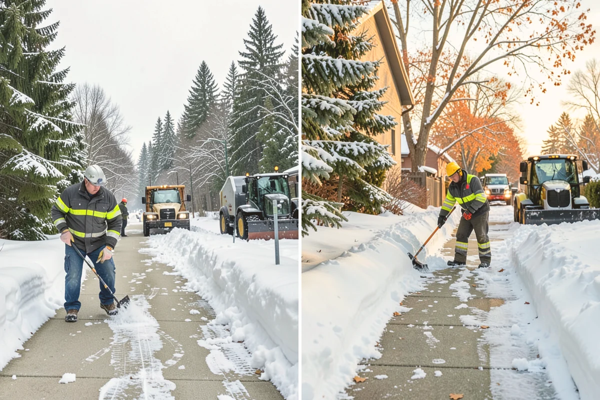 Snow Pusher Service in Edmonds, Snohomish County, WA - Match pusher size to the lot and host machine