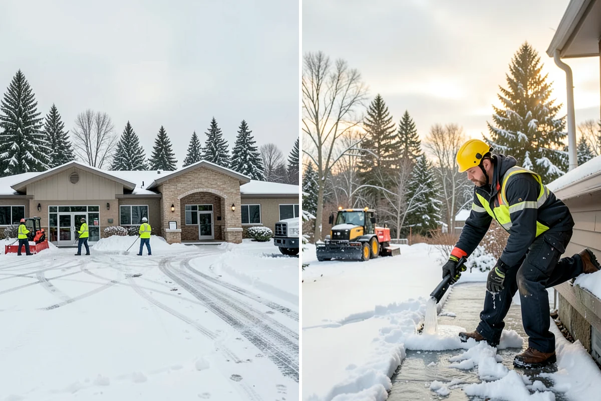 Snow Pusher Service in Everett, Snohomish County, WA - Match pusher size to the lot and host machine