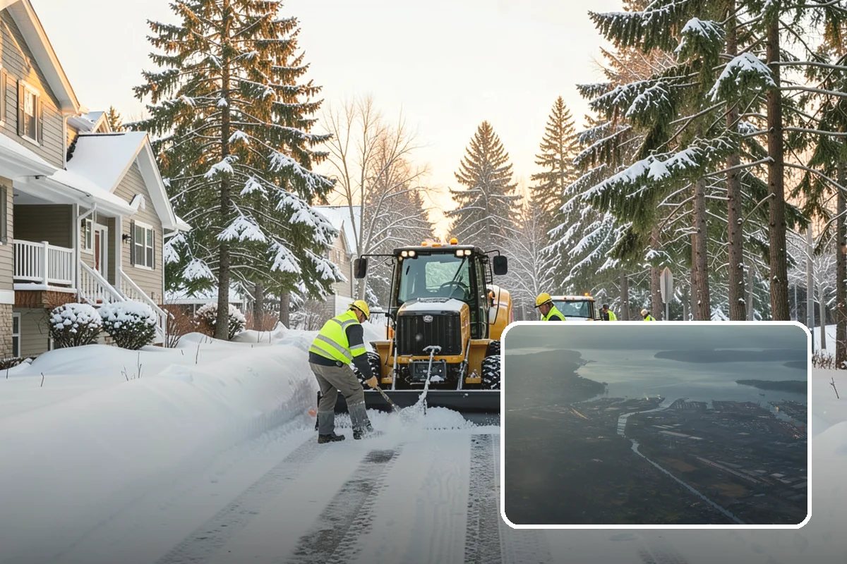 Snow Pusher Service in Fife, Pierce County, WA - Large-volume clearing built for wide open lots