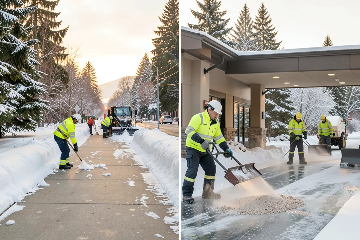 Snow Pusher Service in Hunts Point, King County, WA - Match pusher size to the lot and host machine